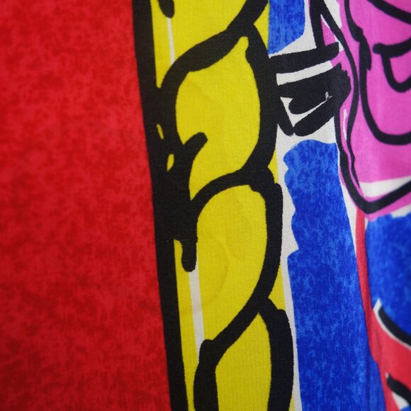 Vintage Escada News From The Tiger Print 100% Silk Scarf, Missing Label Tag - Picture 9 of 16